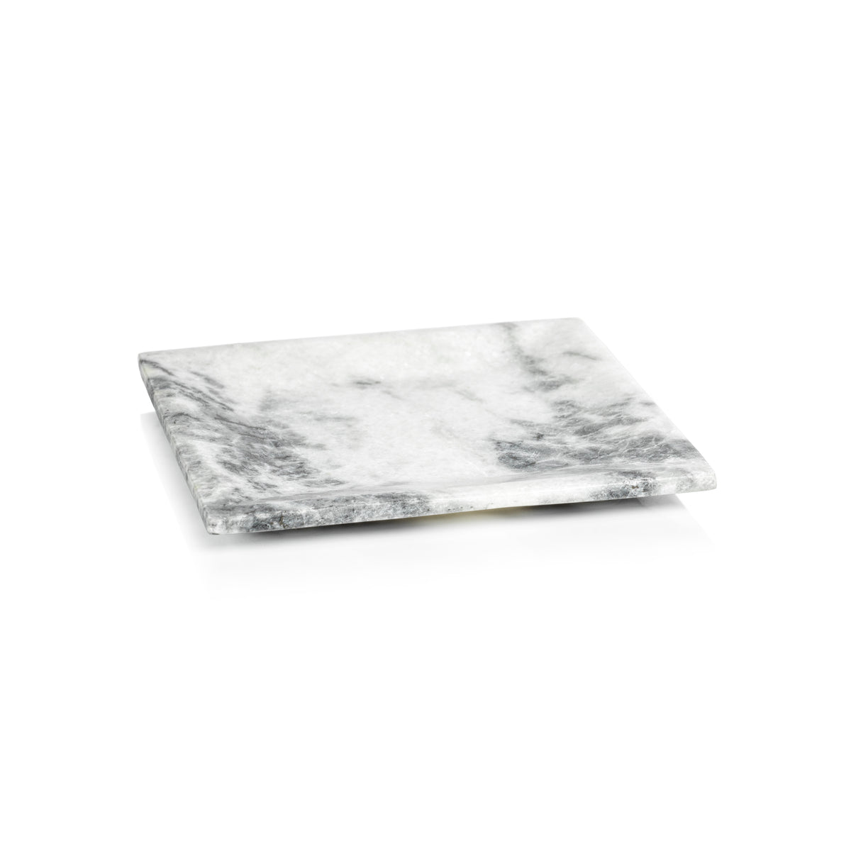 Zodax Pordenone Marble Trays, 8" x 8", Set of 2