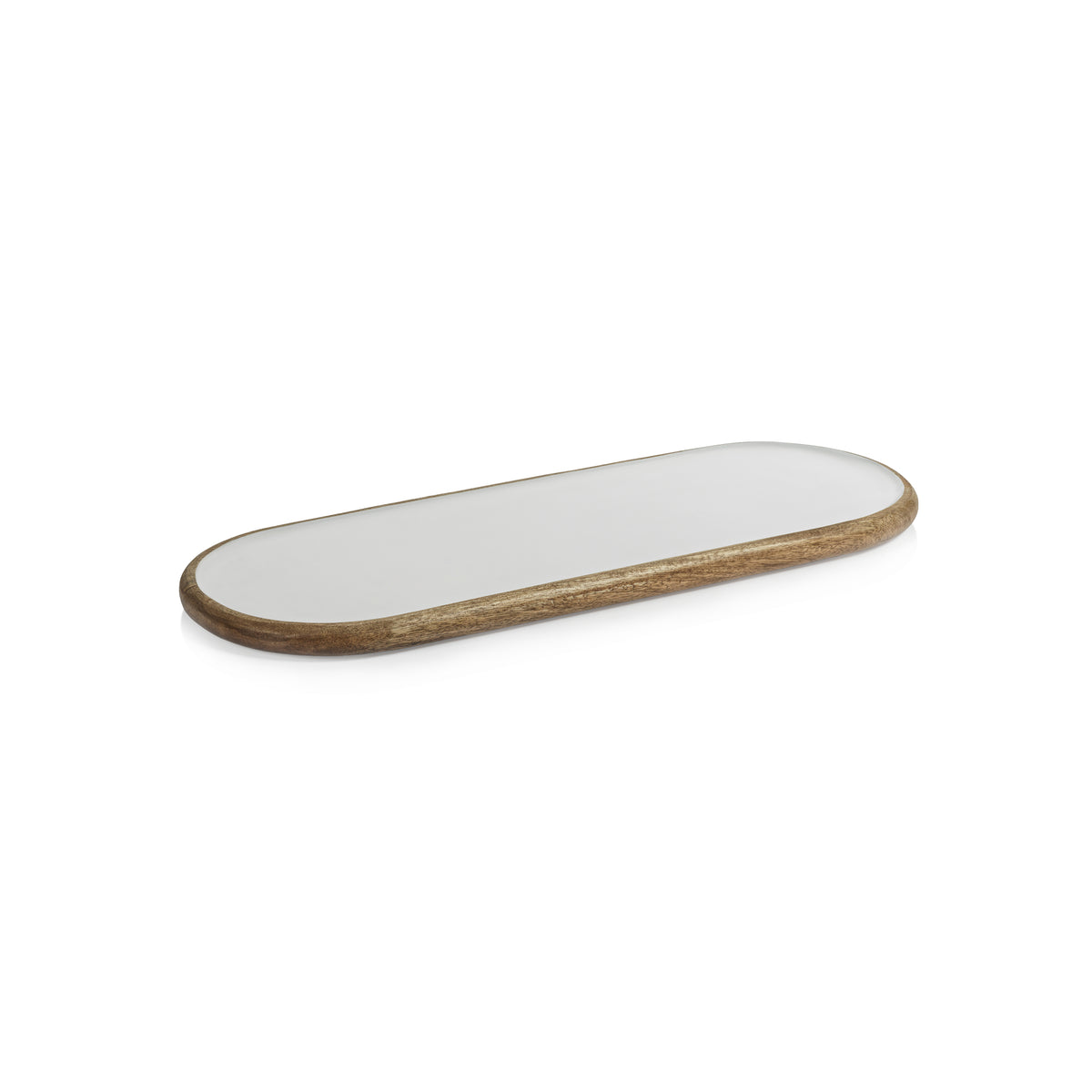 Zodax Petrolina Mango Wood Oval Serving Tray / Platter, Small