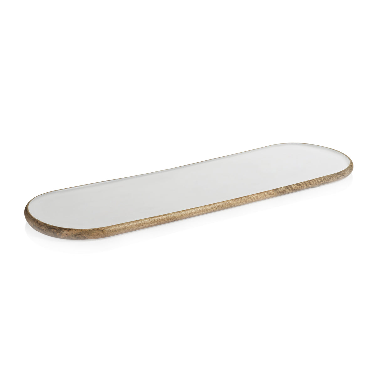 Zodax Petrolina Mango Wood Oval Serving Tray / Platter, Large