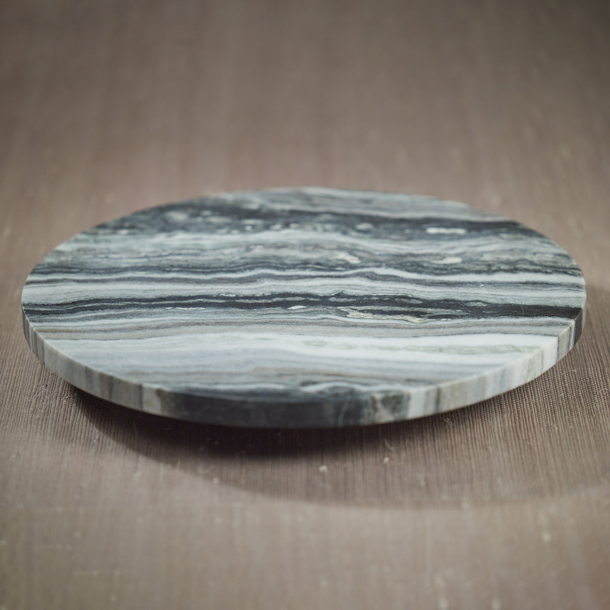 Zodax Casoria Black Marble Lazy Susan