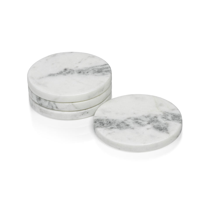 Zodax Saumur Marble Coasters, Set of 8