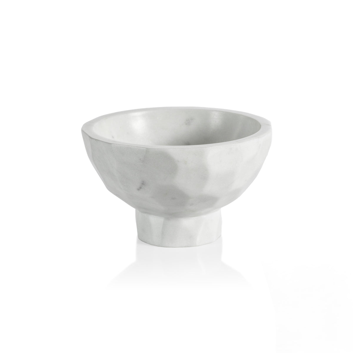 Zodax Fulham Hammered Marble Condiment Bowl