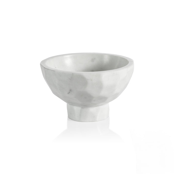 Zodax Fulham Hammered Marble Condiment Bowl