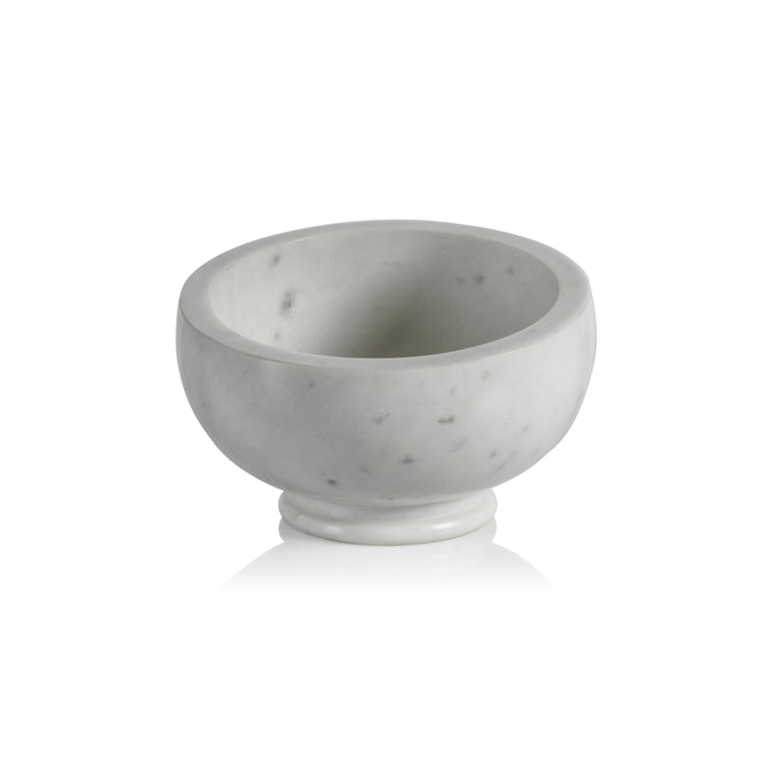 Zodax Fulham Tilted Marble Condiment Bowl