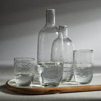 Zodax Pimlico Hammered Tumbler Glasses, Set of 4