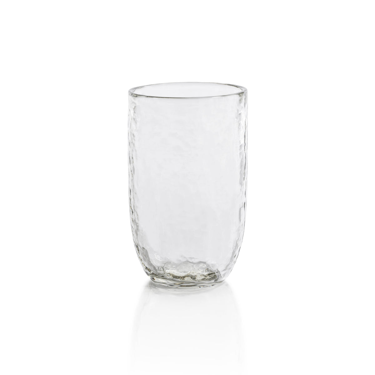 Zodax Pimlico Hammered Highball Glasses, Set of 4