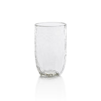 Zodax Pimlico Hammered Highball Glasses, Set of 4