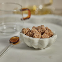 Zodax Rimini Scalloped Marble Condiment Bowls, Set of 2