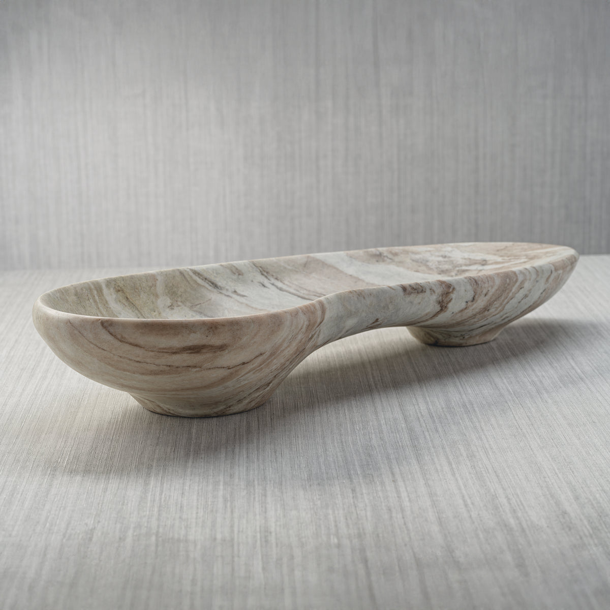 Zodax Altamura Large Organic Shape Marble Bowl