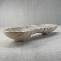 Zodax Altamura Large Organic Shape Marble Bowl