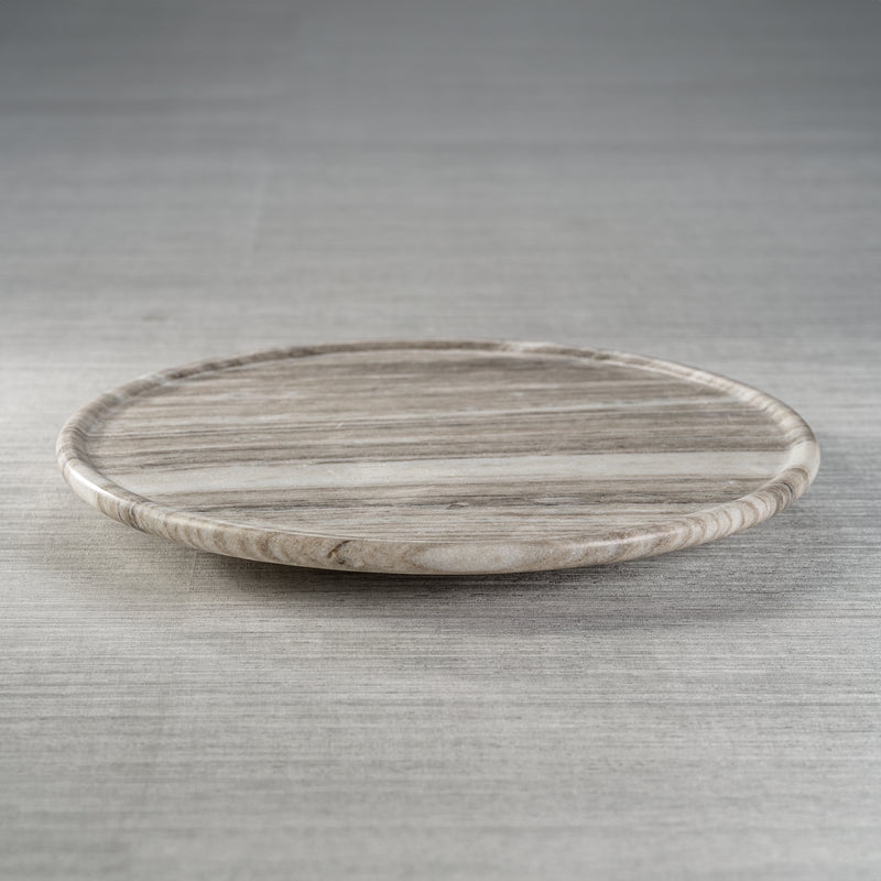 Zodax Amasya Regal Marble Lazy Susan, Large