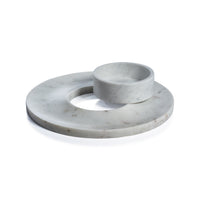 Zodax Medan Marble Chip and Dip Server