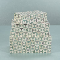 Zodax Manado Bone Decorative Box, Large