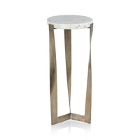 Zodax Cirebon Marble on Antique Brass Cocktail Table