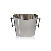 Zodax Bayeux Wine Cooler / Ice Bucket  with Horn Handles, Large