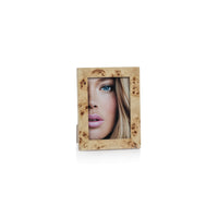 Zodax Bogor Burlwood Veneer Photo Frame, 5" x 7"