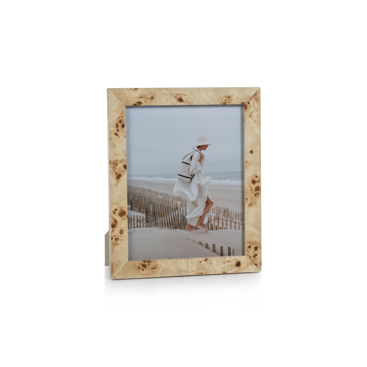 Zodax Bogor Burlwood Veneer Photo Frame, 8" x 10"