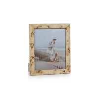 Zodax Bogor Burlwood Veneer Photo Frame, 8" x 10"