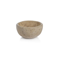 Zodax Sulu MultiServe Beige Travertine Bowl, 5"