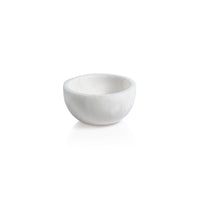 Zodax Baltic MultiServe White Alabaster Bowls, 4", Set of 2