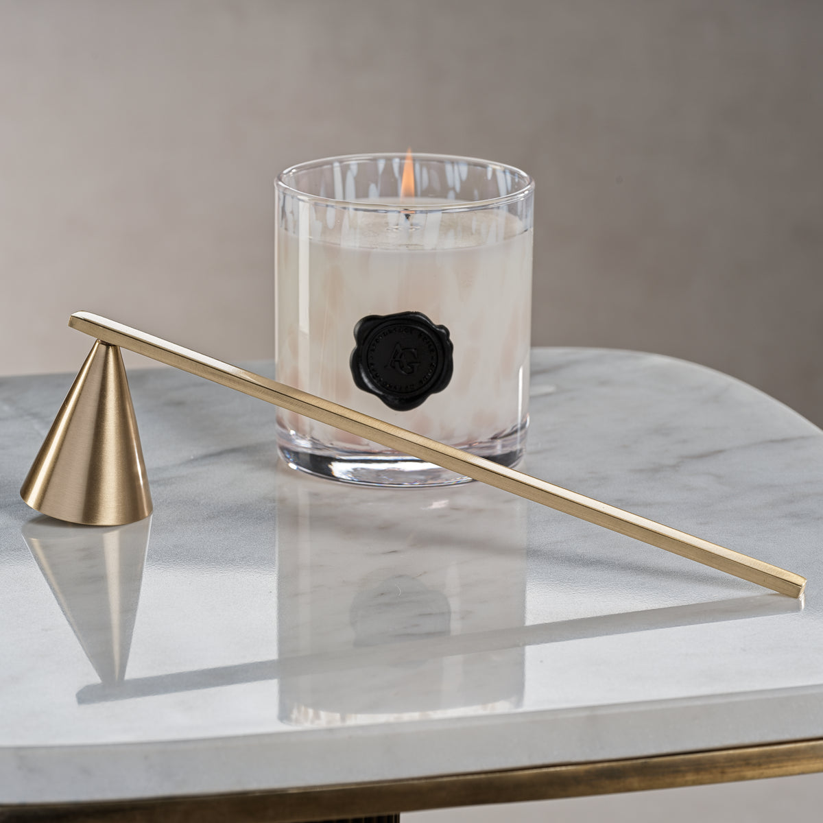 Zodax Casablanca Brass Candle Snuffer