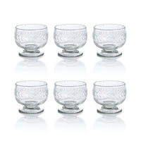Zodax Patia Handmade Etched Tequila / Mezcal Glasses, Set of 6