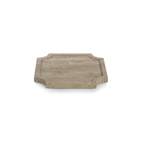 Zodax Zahava Travertine Stone Tray, Medium