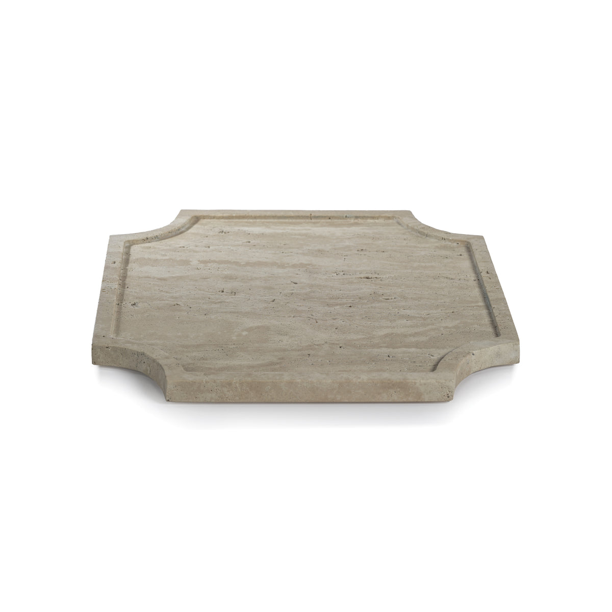 Zodax Zahava Travertine Stone Tray, Large