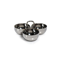 Zodax Andaman Cocktail Condiment Bowl Set, Nickel