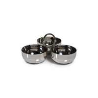 Zodax Andaman Cocktail Condiment Bowl Set, Nickel
