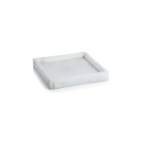 Zodax Cremona Alabaster Vanity Tray, 8.5" x 8.5"