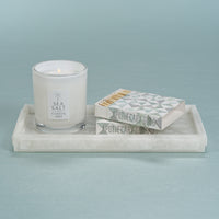 Zodax Cremona Alabaster Vanity Tray, 11" x 7"
