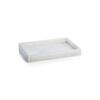 Zodax Cremona Alabaster Vanity Tray, 11" x 7"