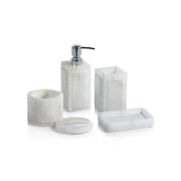 Zodax Cremona Alabaster Rectangular Soap Dish