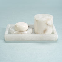 Zodax Cremona Alabaster Apothecary Jar