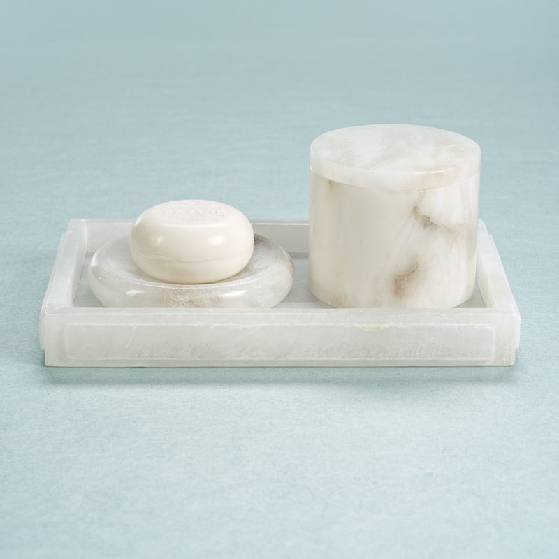Zodax Cremona Alabaster Apothecary Jar