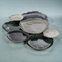 Zodax Lamezia Enameled Cluster Serveware Set