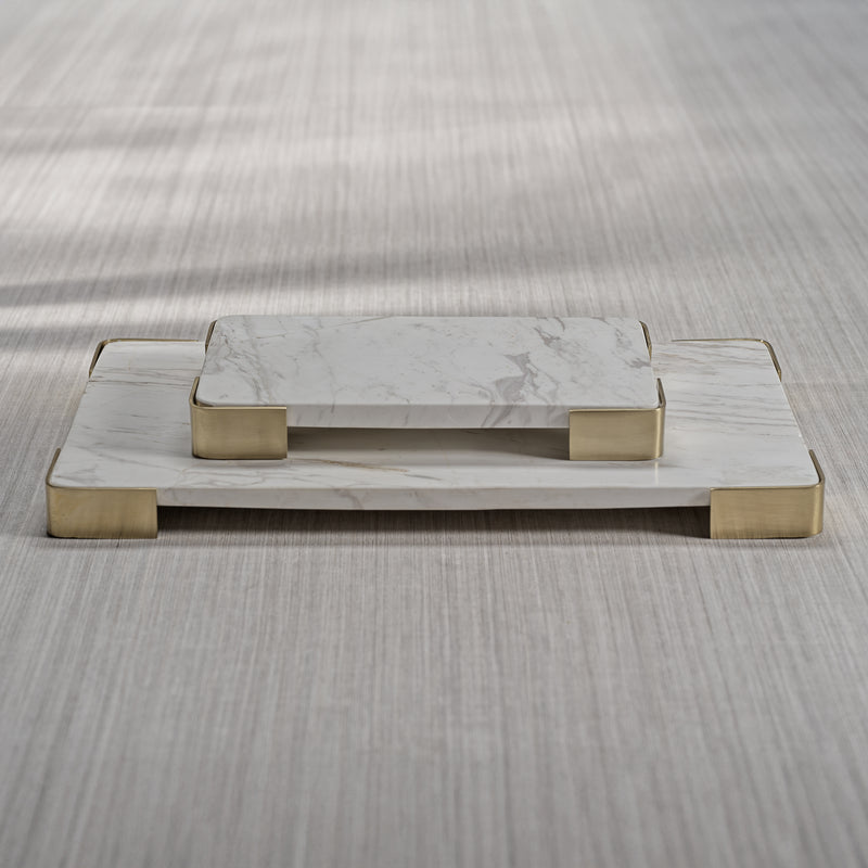 Zodax Sargasso Marble Cheese and Charcuterie Board, Large