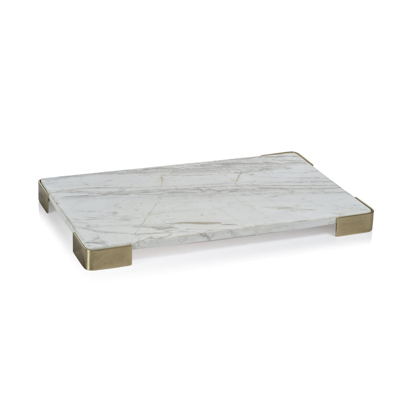 Zodax Sargasso Marble Cheese and Charcuterie Board, Large