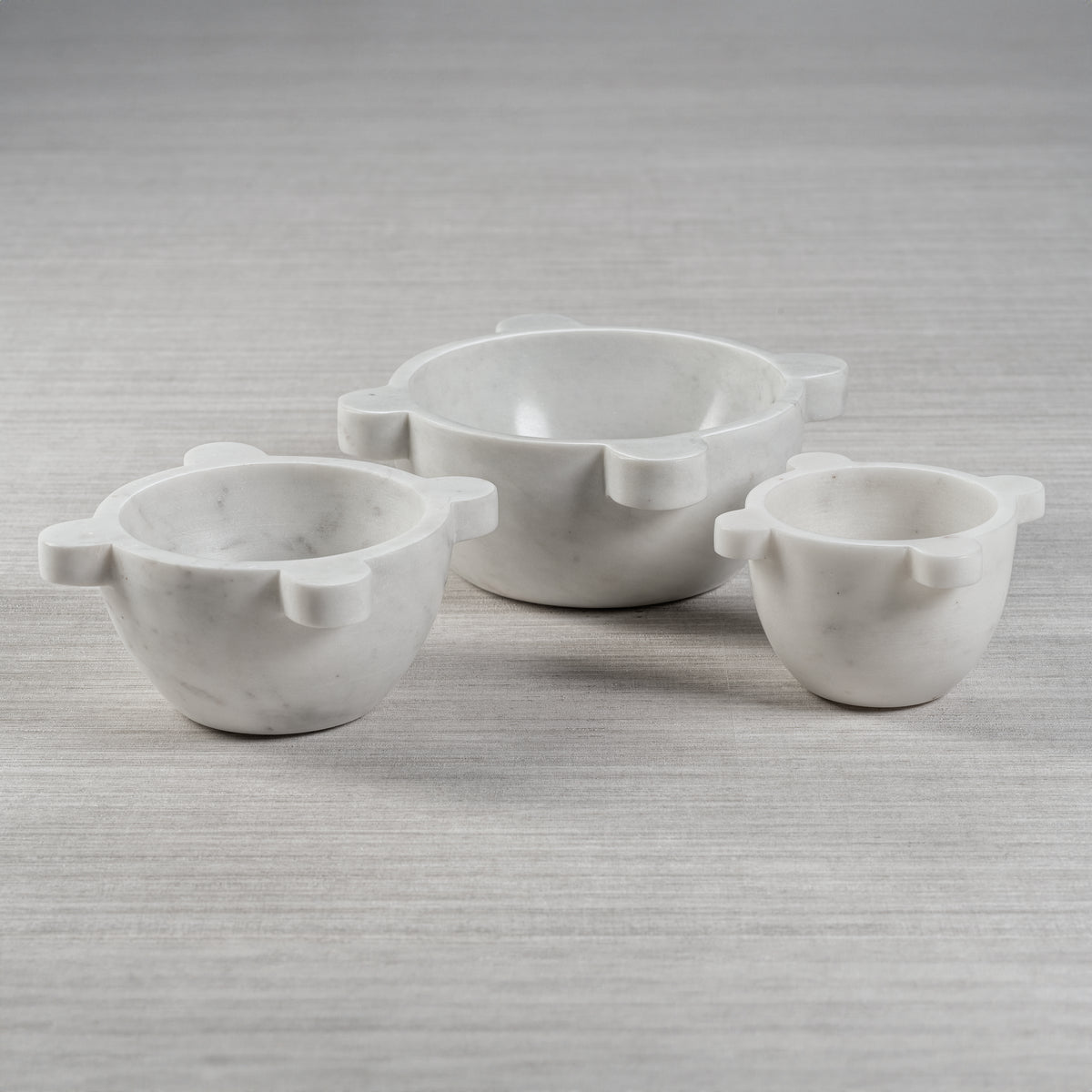 Zodax Ross Marble Mortar / Condiment Bowl, Large, White