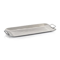 Zodax Alldo Hammered Polished Nickel Serving Tray