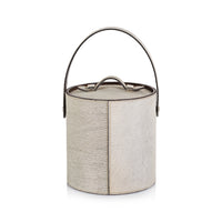 Zodax Bilthoven Hair-On-Hide Leather Insulated Ice Bucket