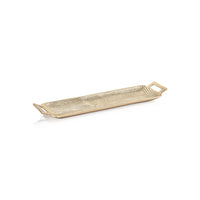 Zodax Donte Textured Aluminum Tray, Small