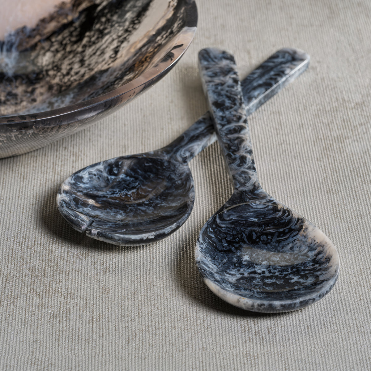 Zodax Seppi Resin Salad Server Set