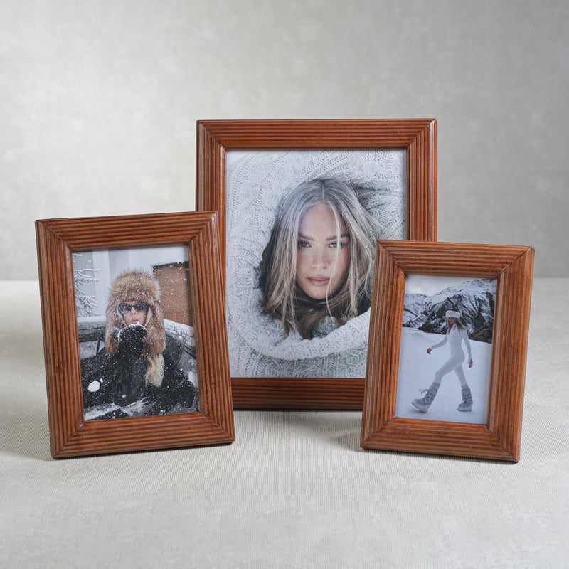Zodax Agung Leather Photo Frame, 4" x 6"