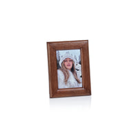 Zodax Agung Leather Photo Frame, 4" x 6"