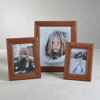 Zodax Agung Leather Photo Frame, 8" x 10"