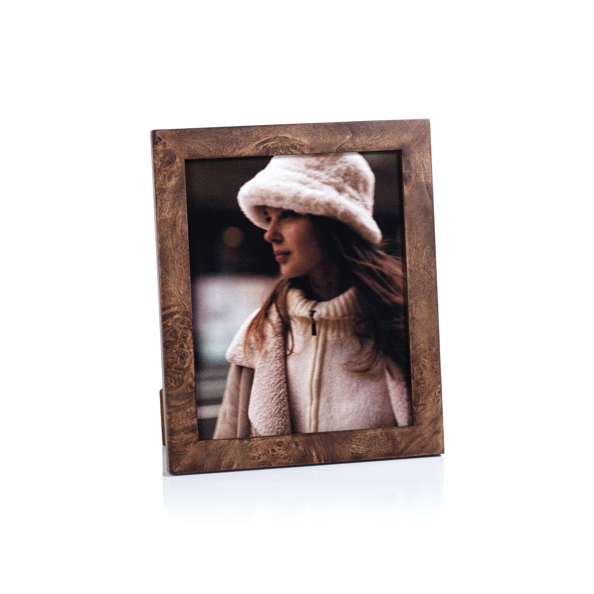 Zodax Sabinio Burlwood Photo Frame, 8" x 10"
