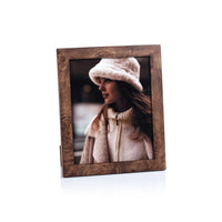 Zodax Sabinio Burlwood Photo Frame, 8" x 10"