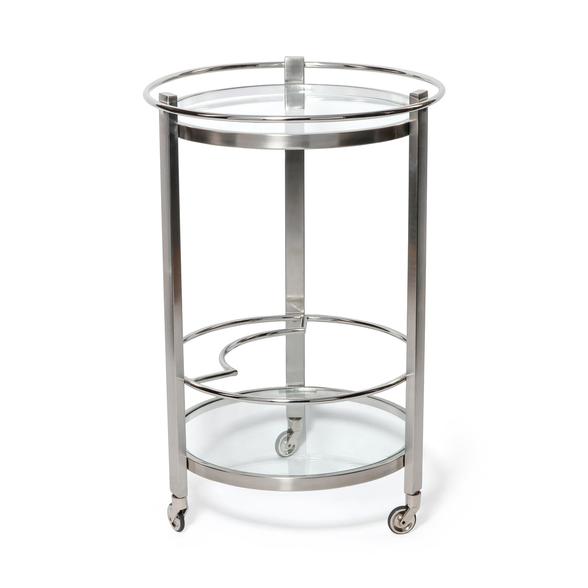 Zodax Élan Round Bar Cart / Trolley